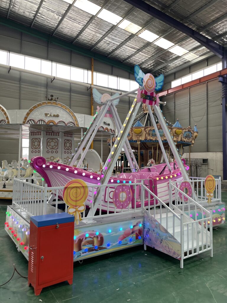 Candy Pirate Ship Ride Main View
