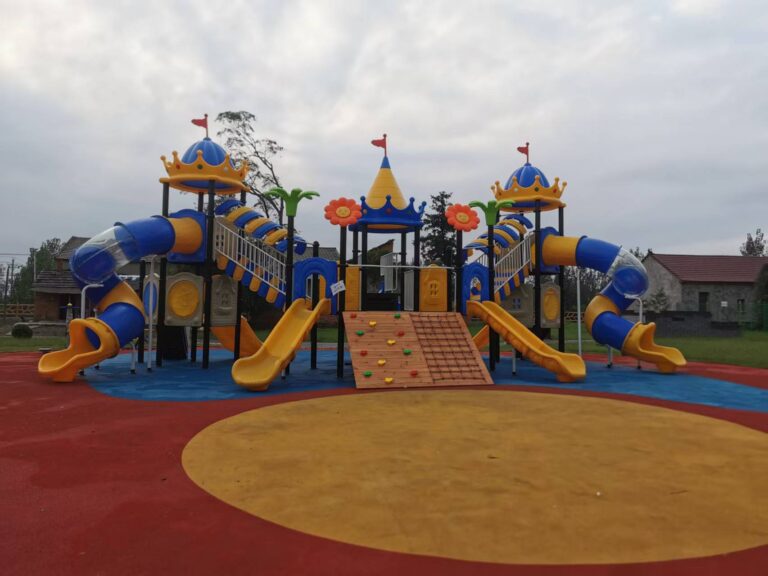 Castle Outdoor Playground Slide Main View