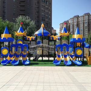 Community Outdoor Playground Slide Main View