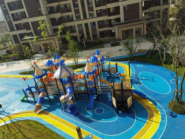 Custom Outdoor Playground Project Main View
