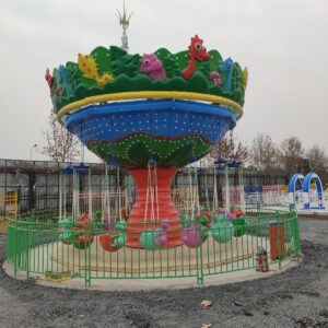 Dinosaur Flying Chair Ride Main View