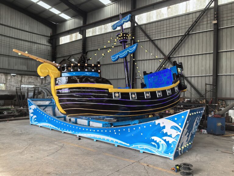Drifting Pirate Ship Ride Main View