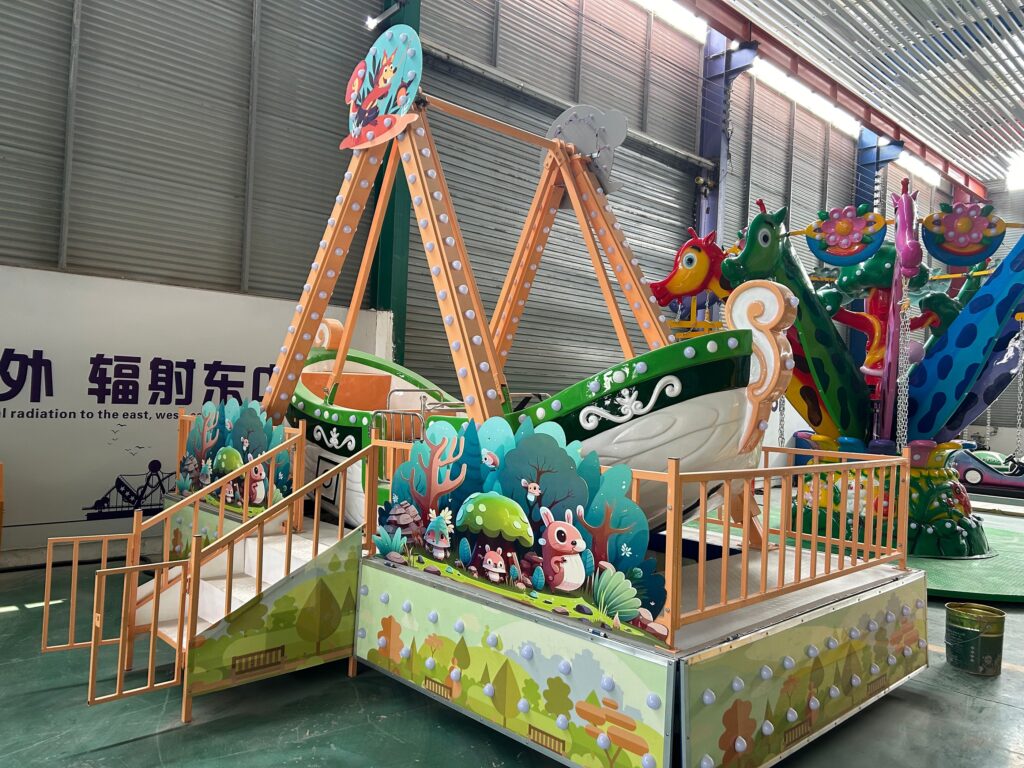 Forest Pirate Ship Ride Main View