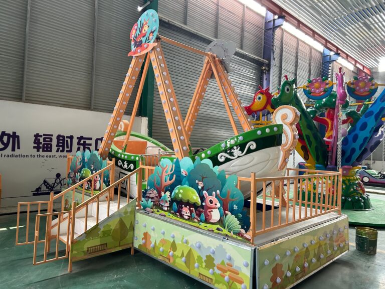 Forest Pirate Ship Ride Main View