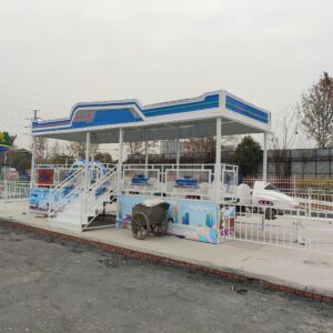 High-Speed Train Park Ride Main View