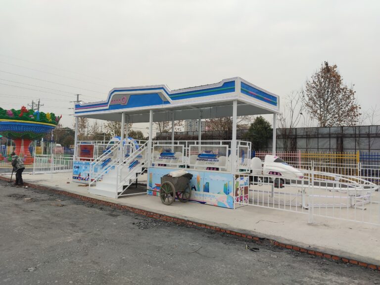 High-Speed Train Park Ride Main View