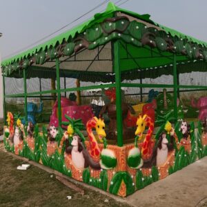 Jungle Ball Shooting Car Ride Gallery View