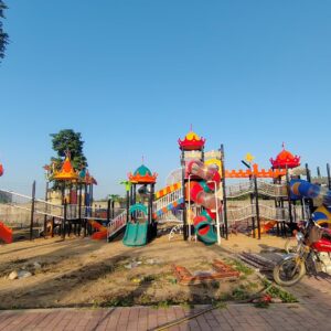 Outdoor Adventure Slide Park Main View