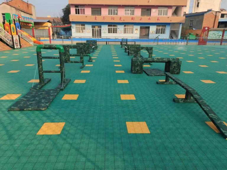 Outdoor Playground Installation Project Main View