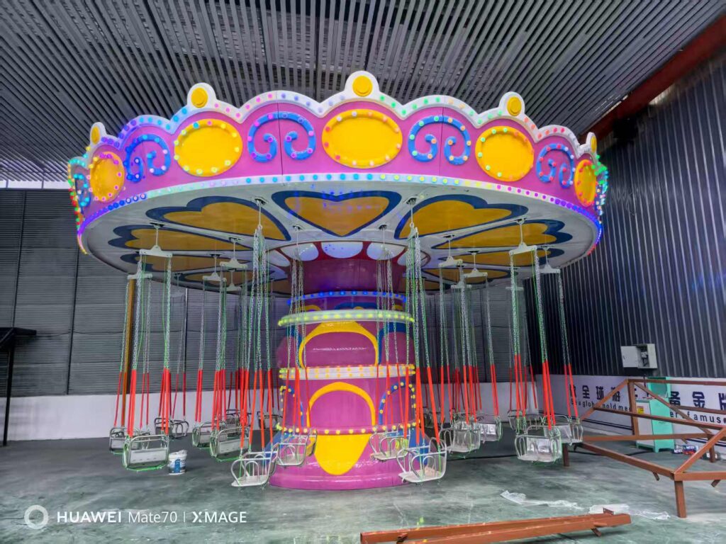 Pink Flying Chair Ride Gallery View