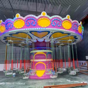 Pink Flying Chair Ride Gallery View