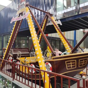 Retro Pirate Ship Ride Steel Main View
