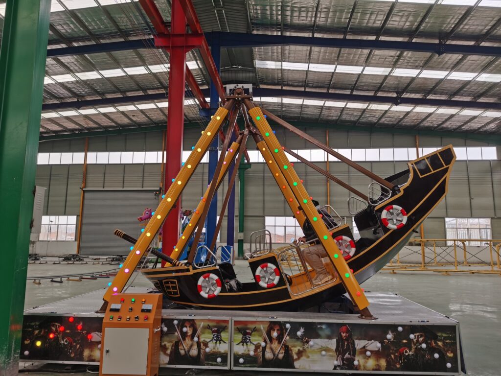 Retro Pirate Ship Ride Steel Gallery View
