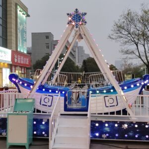 Snowflake Pirate Ship Ride Fiberglass Gallery View