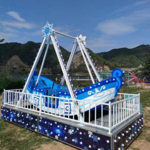 Snowflake Pirate Ship Ride Fiberglass Gallery View