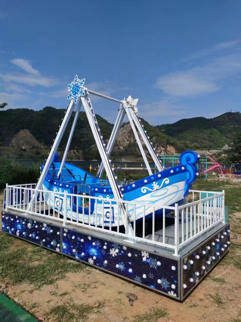 Snowflake Pirate Ship Ride Fiberglass Gallery View