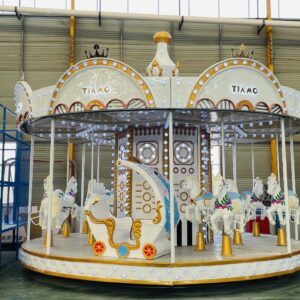 White Dream Carousel Ride Main View