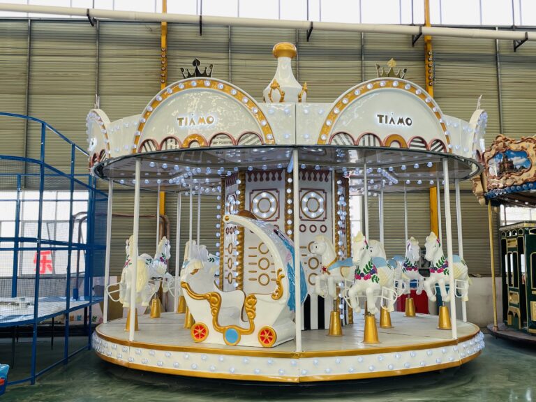 White Dream Carousel Ride Main View