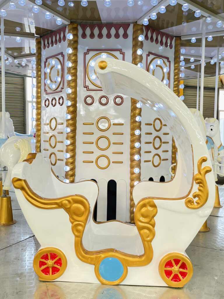 White Dream Carousel Ride Gallery View