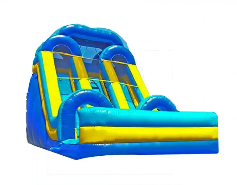 Blue Canopy Inflatable Slide KL-99997 – inflatable product catalogue view