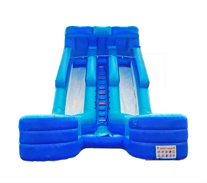 Blue Double Inflatable Slide KL-99911 – inflatable product catalogue view