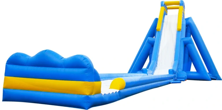 Blue Yellow Pool Inflatable Slide KL-99802 – inflatable product catalogue view