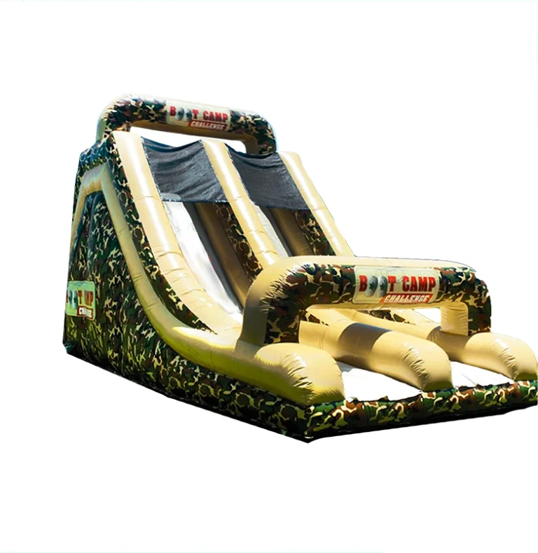 Camouflage Double Inflatable Slide KL-99956 – inflatable product catalogue view