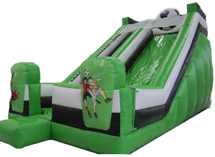 Green Football Inflatable Slide KL-99948 – inflatable product catalogue view