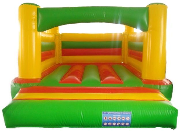 Green Open-Top Bouncy Castle KL-88815 – inflatable product catalogue view