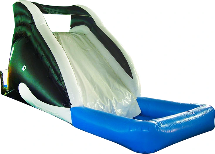 Green White Pool Inflatable Water Slide KL-99872 – inflatable product catalogue view