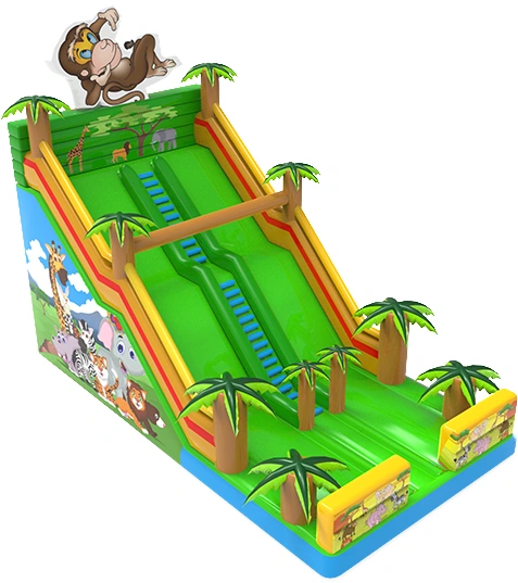 Jungle Animal Inflatable Slide KL-99976 – inflatable product catalogue view