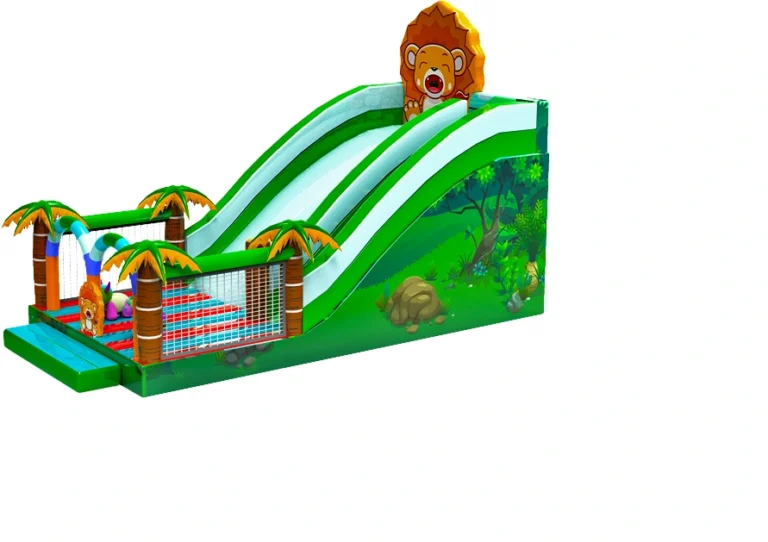 Jungle Canopy Inflatable Slide KL-99981 – inflatable product catalogue view