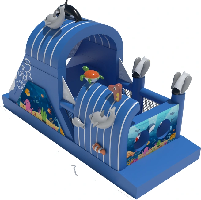 Ocean Tunnel Inflatable Slide KL-69904 – inflatable product catalogue view