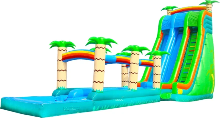 Palm Runout Inflatable Water Slide KL-99867 – inflatable product catalogue view