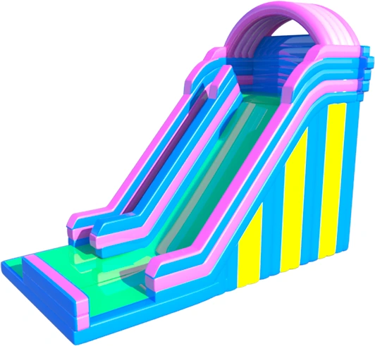 Pastel Arch Inflatable Slide KL-99888 – inflatable product catalogue view