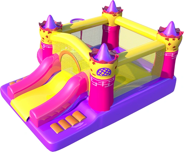 Pink Tower Bounce and Slide Combo KL-88865 – inflatable product catalogue view