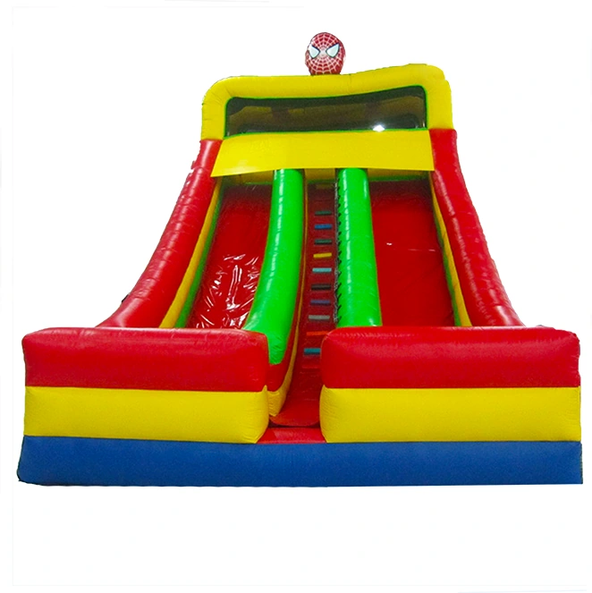 Primary Color Double Inflatable Slide KL-99926 – inflatable product catalogue view
