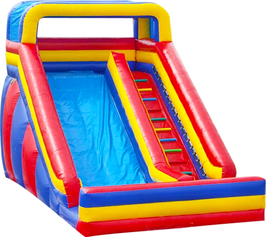 Primary Color Tall Inflatable Slide KL-99815 – inflatable product catalogue view