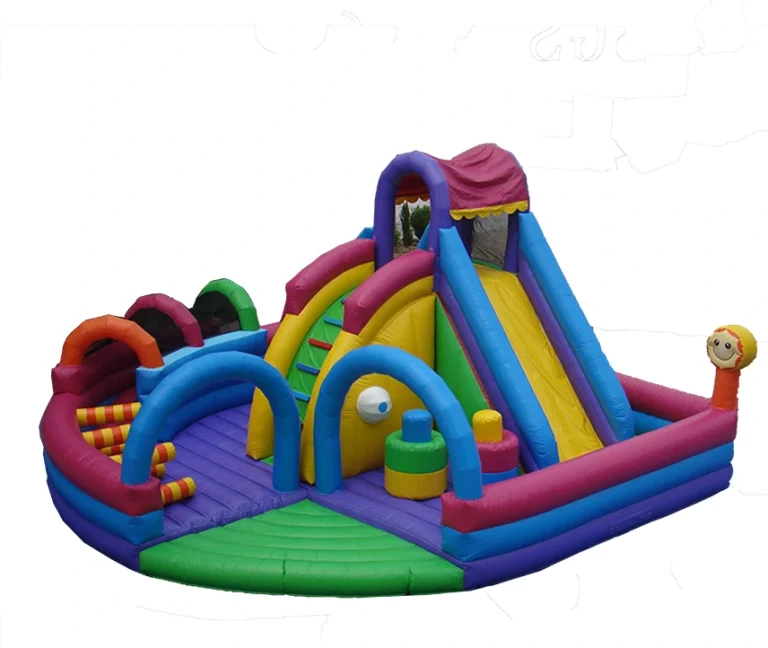 Rainbow Adventure Inflatable Play Park KL-88708 – inflatable product catalogue view
