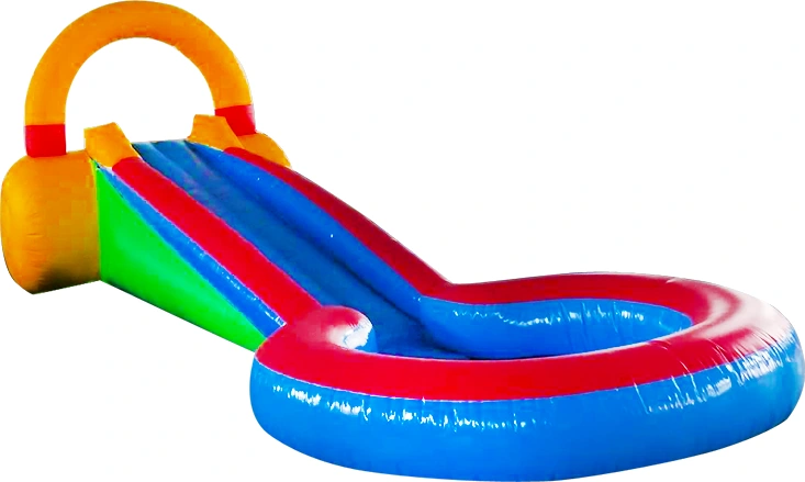 Rainbow Round Pool Inflatable Water Slide KL-99871 – inflatable product catalogue view