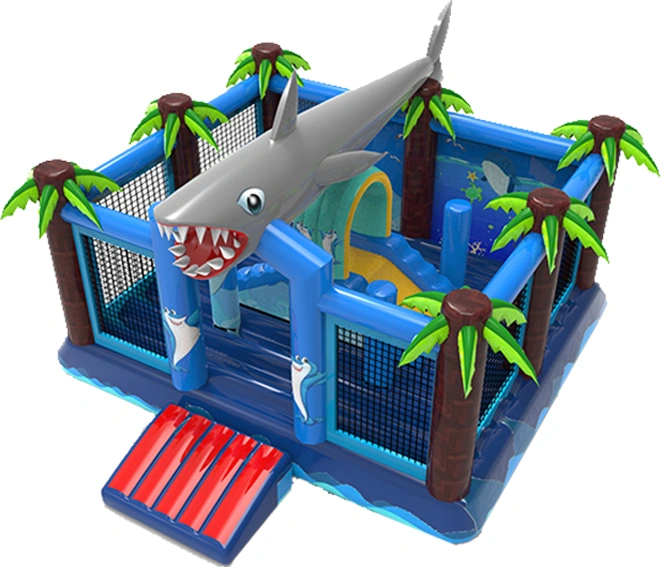 Shark Adventure Bouncy Castle KL-88885 – inflatable product catalogue view