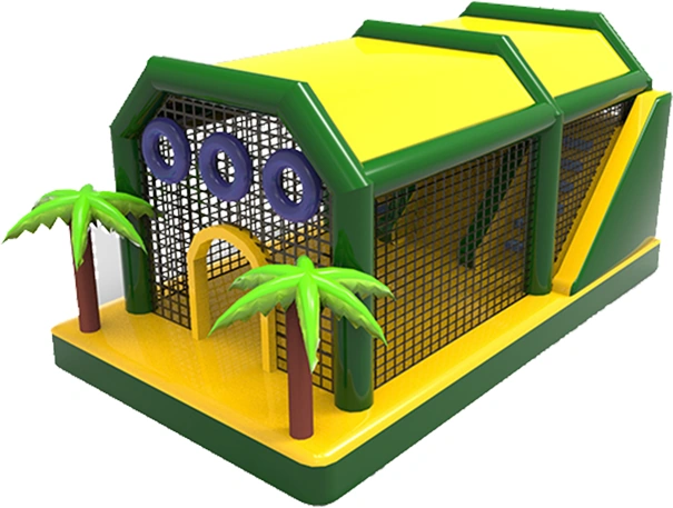 Tropical Hut Bounce and Slide Combo KL-88887 – inflatable product catalogue view