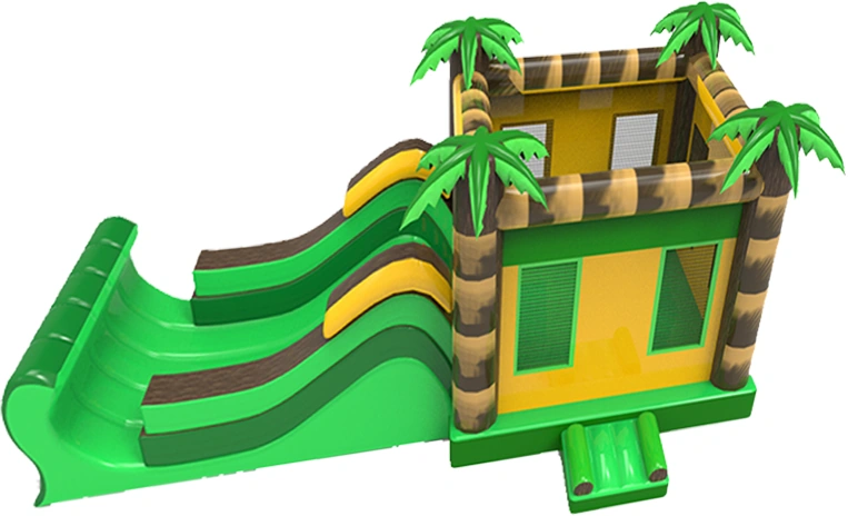 Tropical Hut Inflatable Slide Combo KL-69901 – inflatable product catalogue view