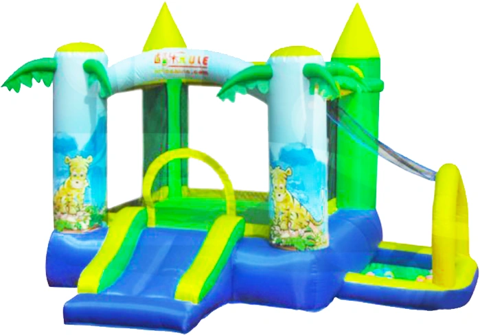Tropical Tower Bounce and Slide Combo KL-88849 – inflatable product catalogue view