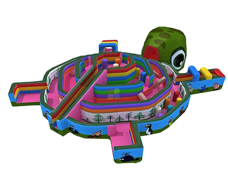 Turtle Maze Inflatable Play Park KL-88705 – inflatable product catalogue view