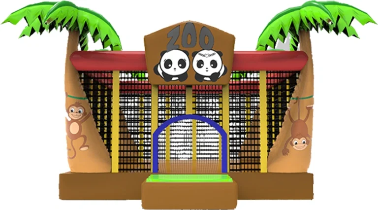 Zoo Palm Bouncy Castle KL-88812 – inflatable product catalogue view