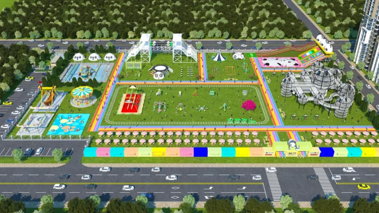 Interactive Play 009 (Panda Theme Activity Park Concept)