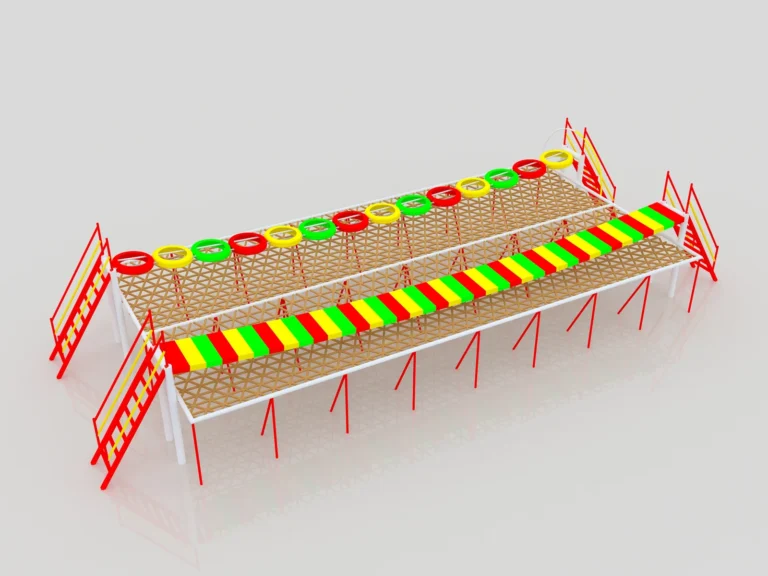 Interactive Play 010 (Tire Bridge and Cloud Bridge Combo)