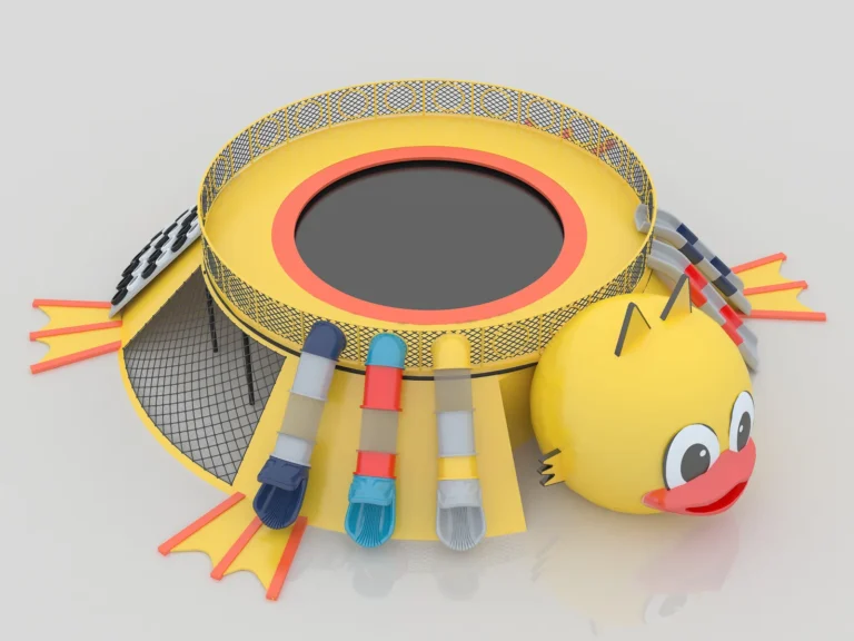 Interactive Play 015 (Yellow Duck Trampoline Structure)
