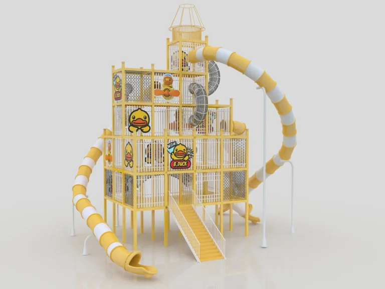 Interactive Play 016 (Yellow Duck Tower Slide Structure)